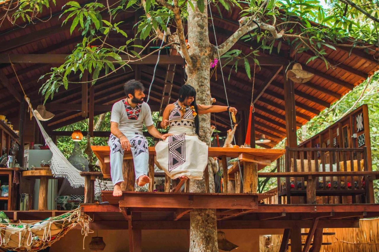 Casa Da Arvore, Sonho Na Amazonia, 2Min A Pe Da Praia アウテル・ド・ション エクステリア 写真