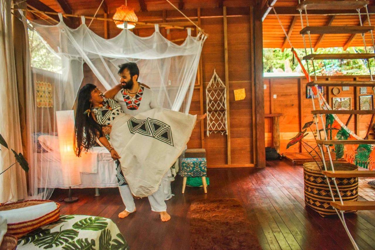 Casa Da Arvore, Sonho Na Amazonia, 2Min A Pe Da Praia アウテル・ド・ション エクステリア 写真