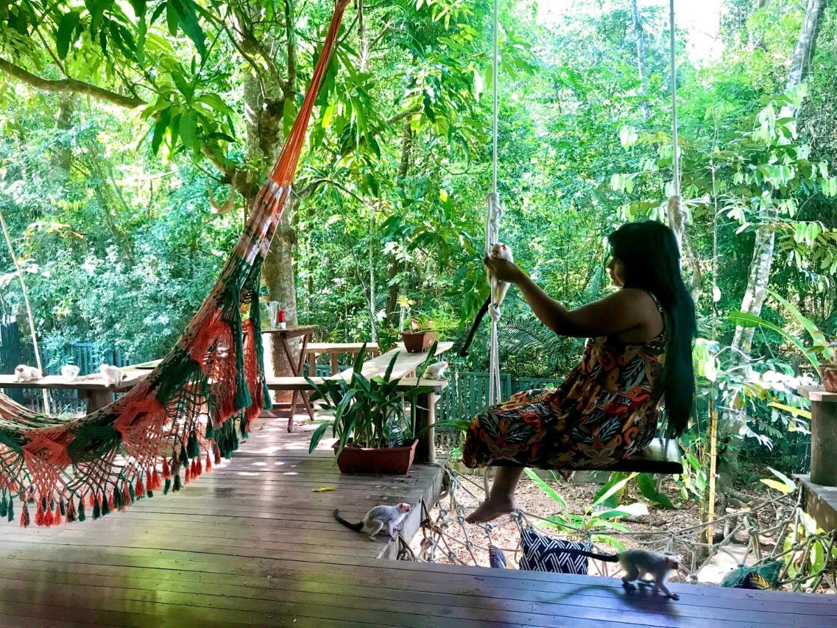 Casa Da Arvore, Sonho Na Amazonia, 2Min A Pe Da Praia アウテル・ド・ション エクステリア 写真
