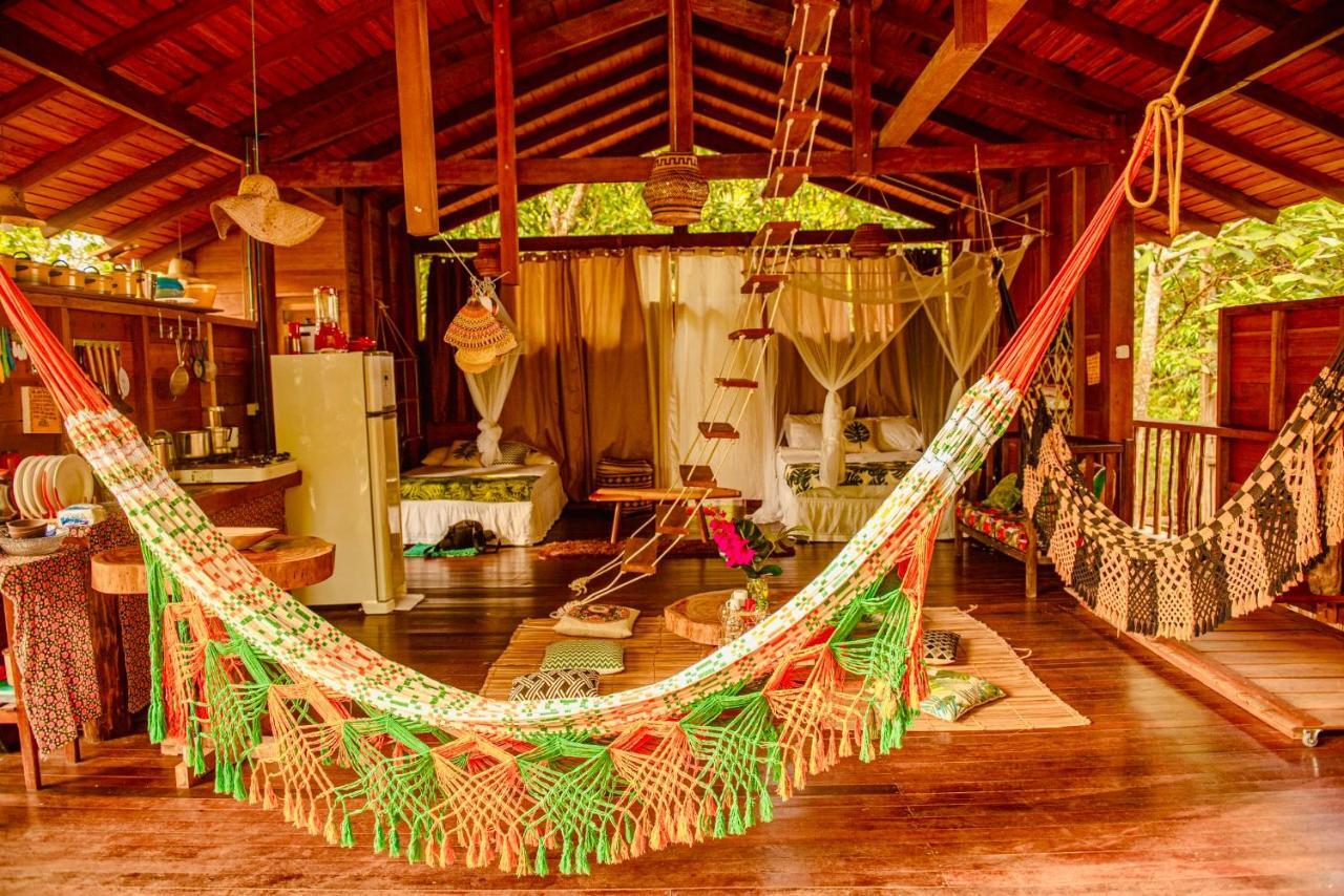 Casa Da Arvore, Sonho Na Amazonia, 2Min A Pe Da Praia アウテル・ド・ション エクステリア 写真